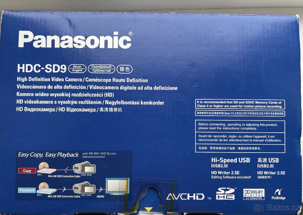 Digitální kamera Panasonic HDC-SD9 - 7