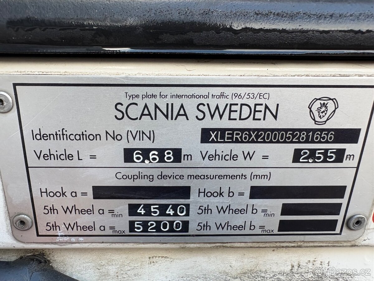 Scania R560,6x2,V8,Topline,retardér,E5 - 7