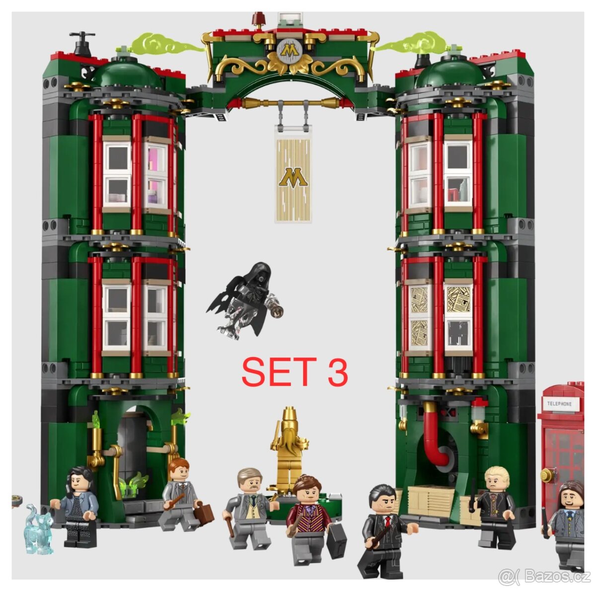 Harry Potter stavebnice 1 + figúrky - typ lego - nové - 7