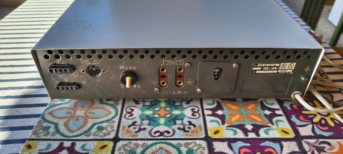 Philips AG9016 elektronkový Stereo zosilovač - 7