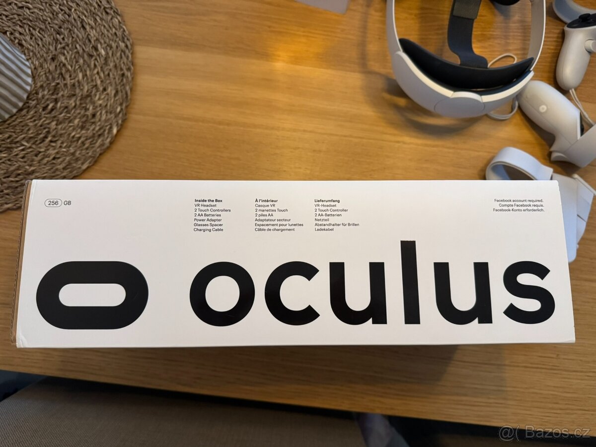 Meta Quest 2 256GB + originál Elite Strap + pouzdro - 7