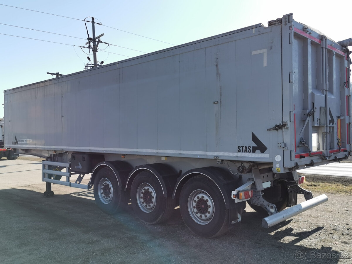 Prodám sklápěčkový návěs STAS S300CX 50m3 - 7