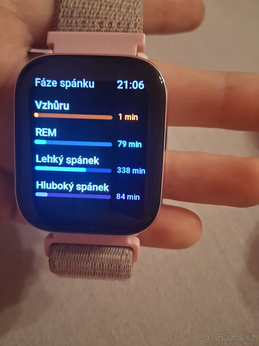 Chytré hodinky Amazfit Active růžové - 7