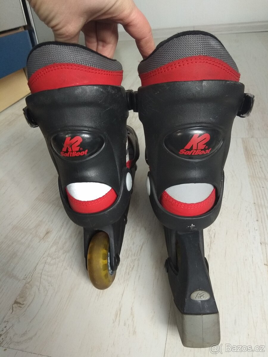 Kolečkové brusle K2. Vel 32,5-34,5. - 7