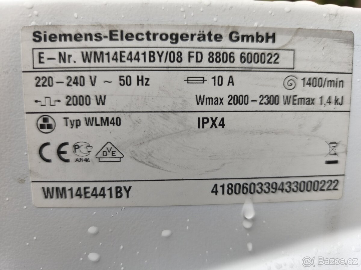 ND pračka Siemens - 7