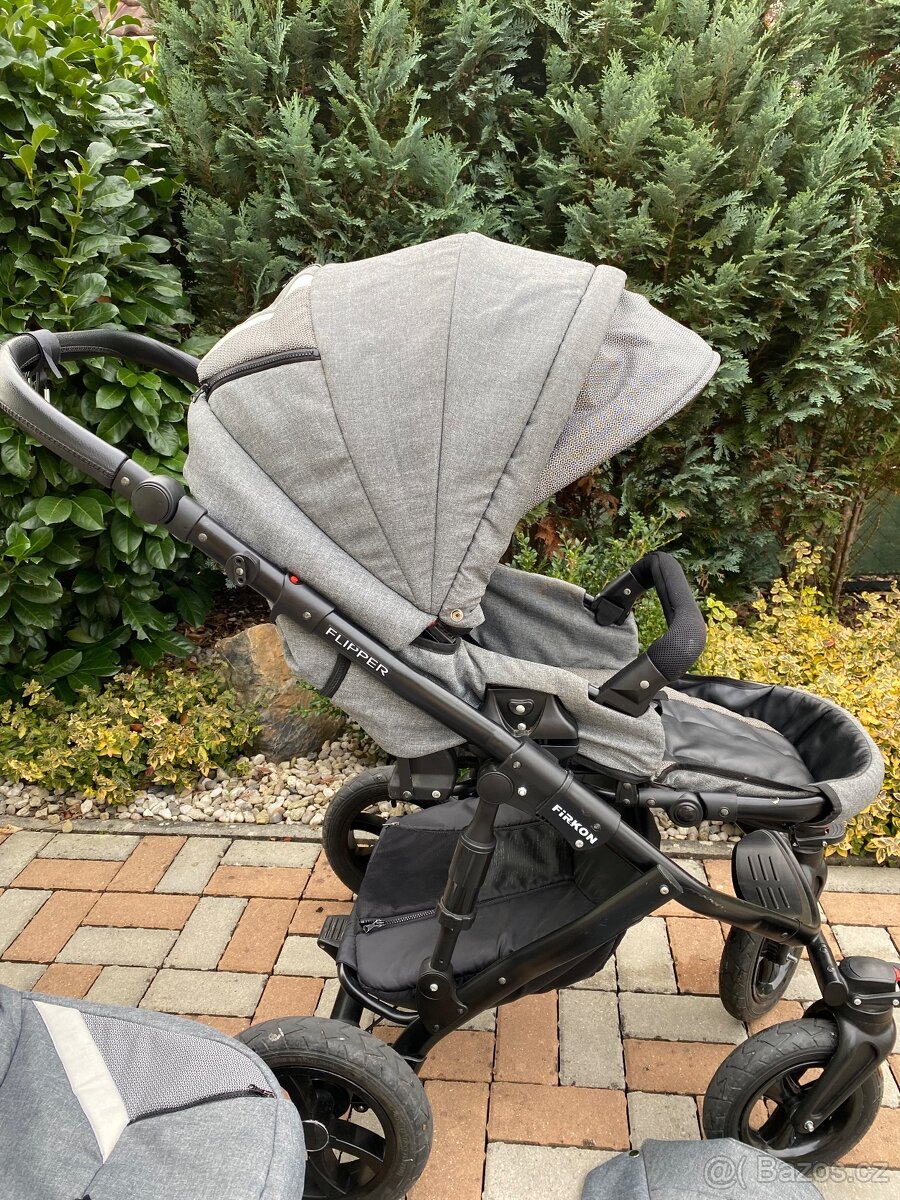 Kočárek Firkon Flipper 3 v 1+autosedačka - 7