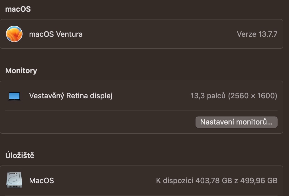 Macbook Pro 13,3" - 7