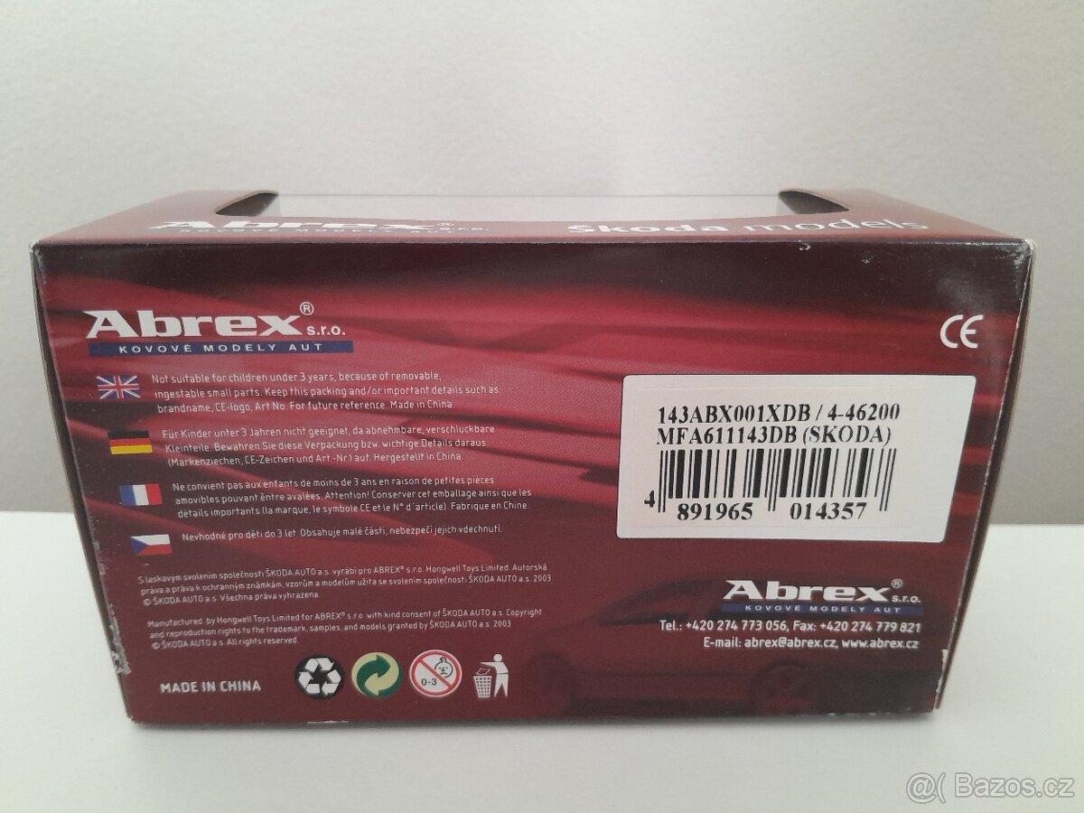 modely ABREX 1.EDICE/ŠKODA FABIA I,OCTAVIA COMBI II,OCTAVIA - 7