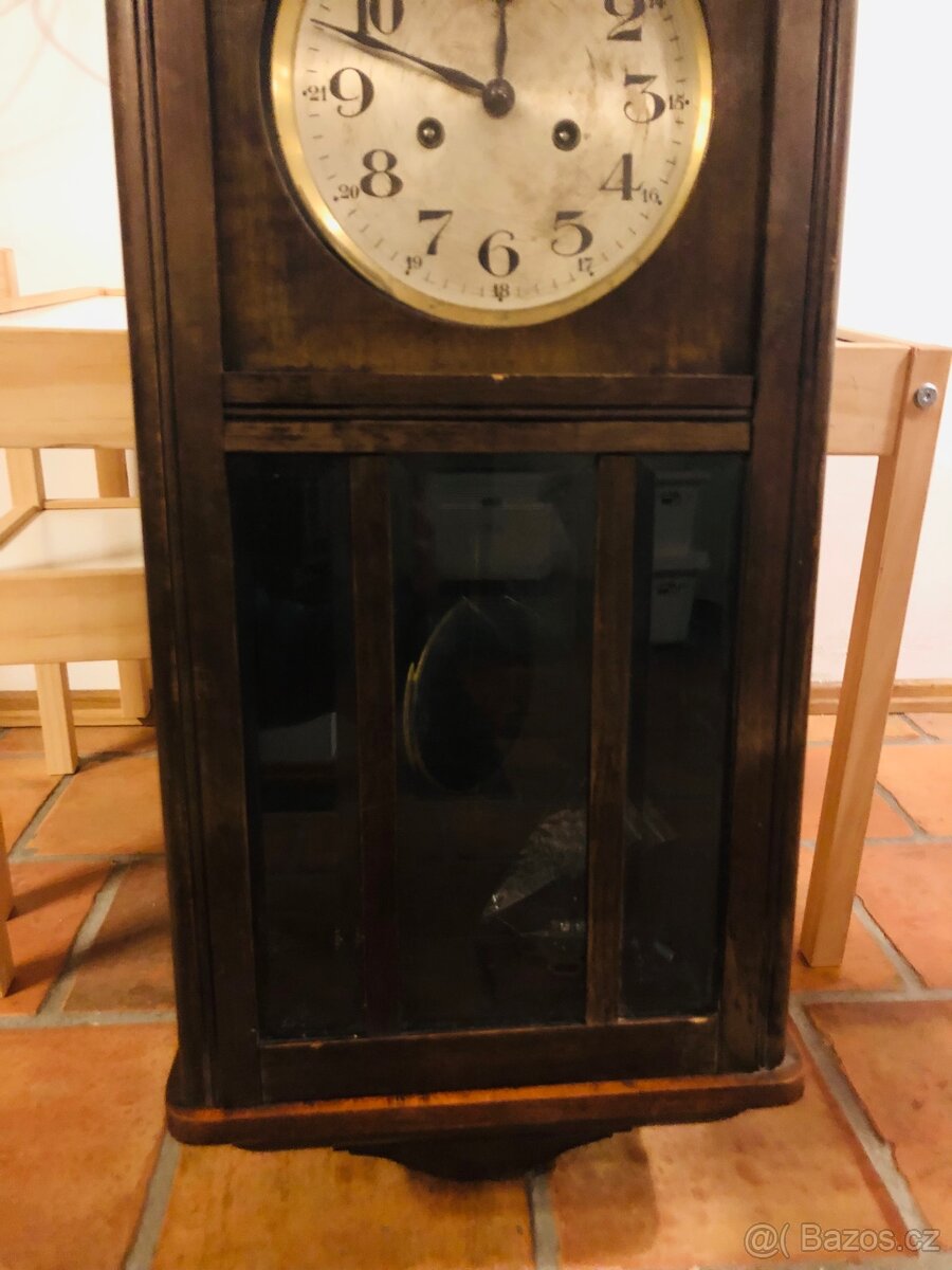 Starozitne nastenne hodiny pendlovky - 7