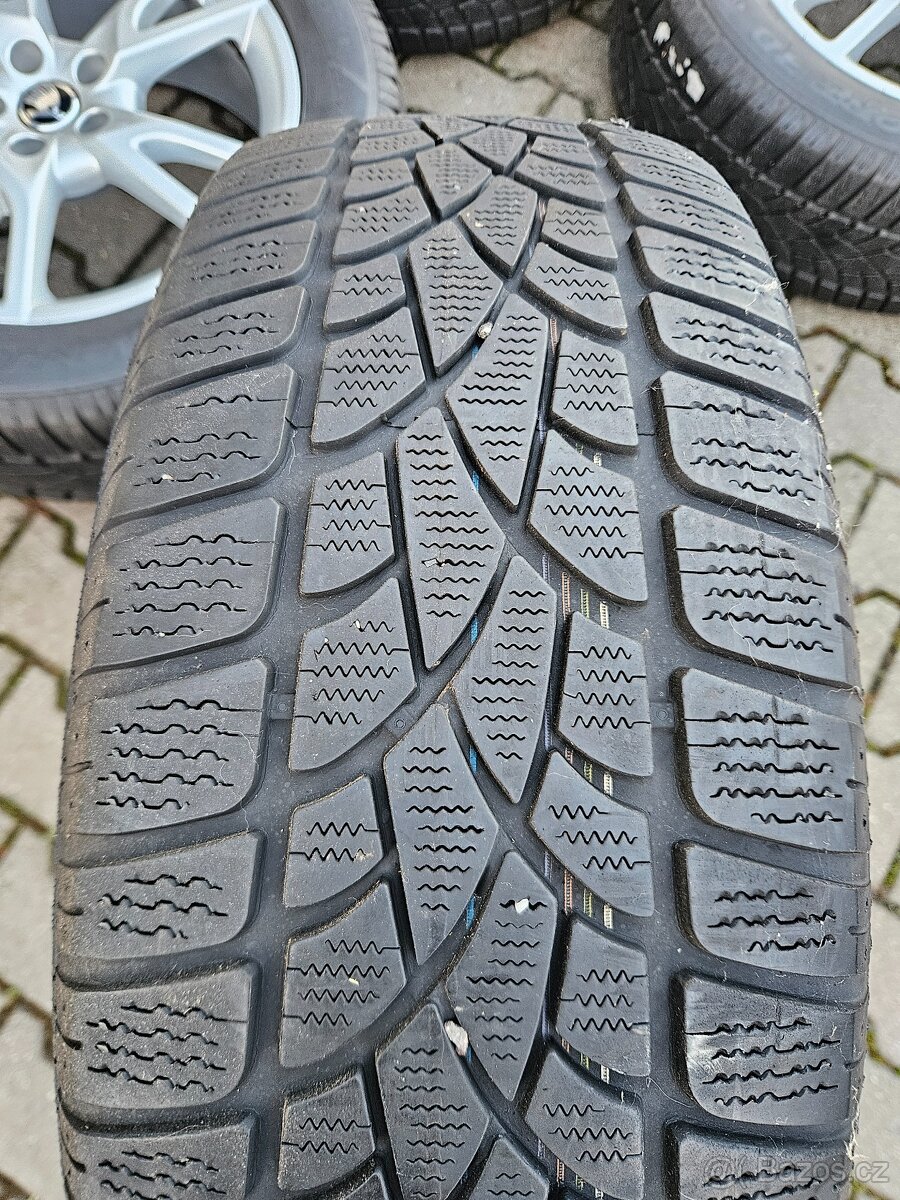 ALU Skoda kodiaq 5x112 Zimní Dunlop 235/55/18 - 7