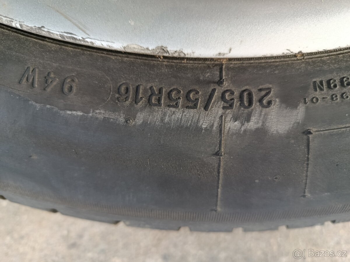 ALU sada s pneu 205/55r16 - 7
