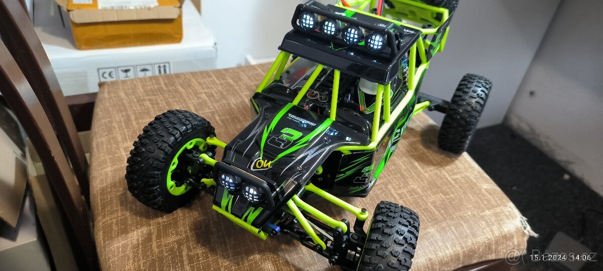 RC bugy Across 1:12 4WD Pro NEW , kovové servo - 7
