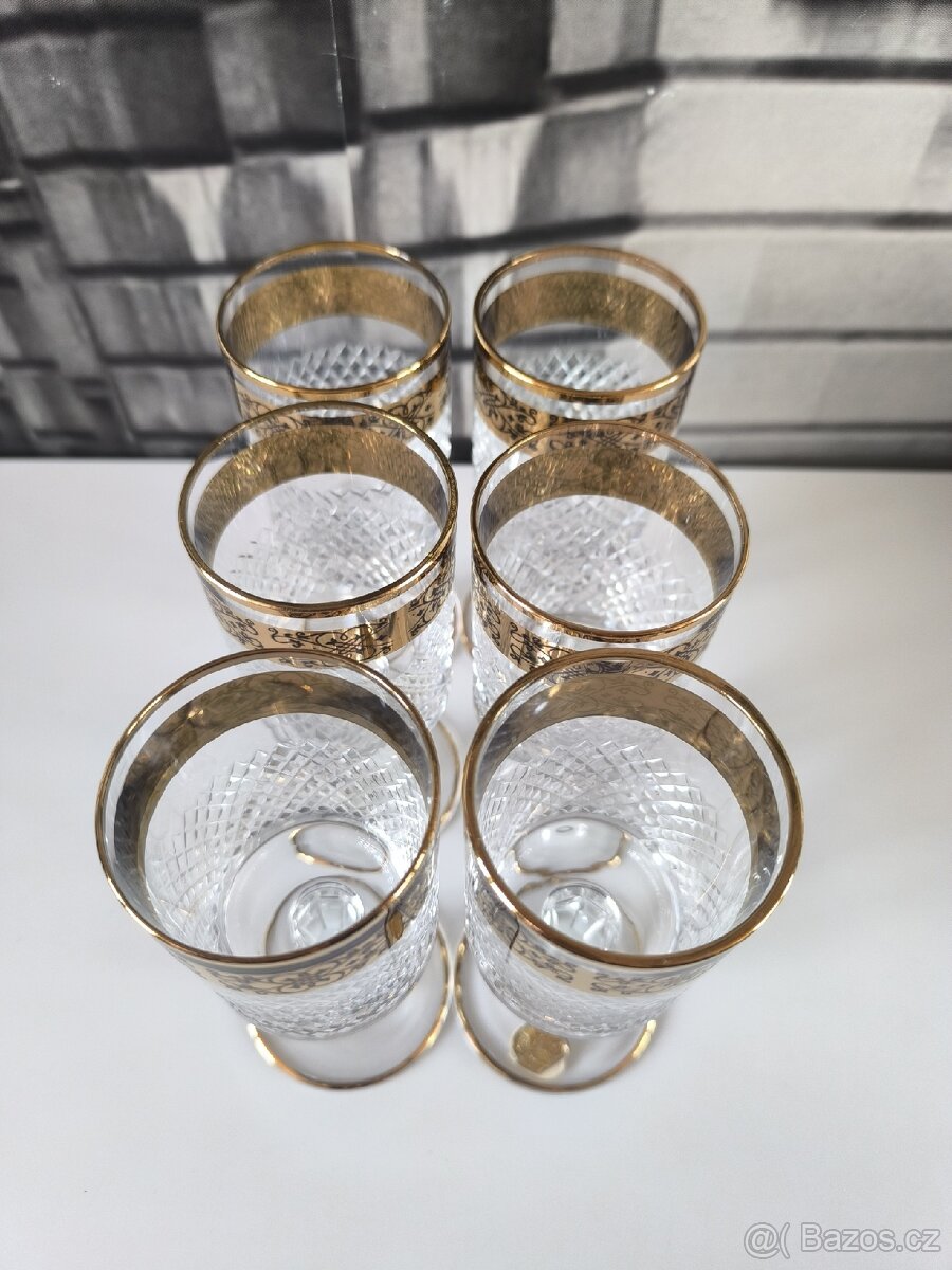 Sada luxusních křišťálových sklenic na sekt, Bohemia Glass - 7