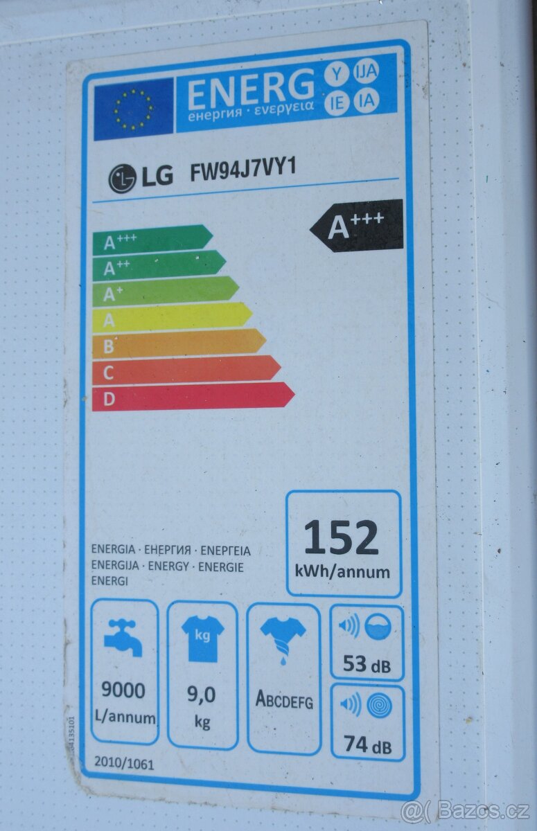 Prodám pračku LG. - 7