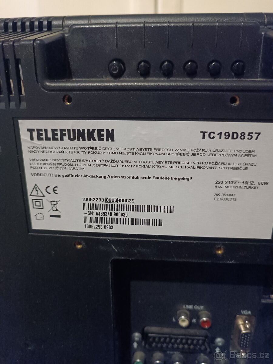 TV LCD TELEFUNKEN TC19D857 - 7