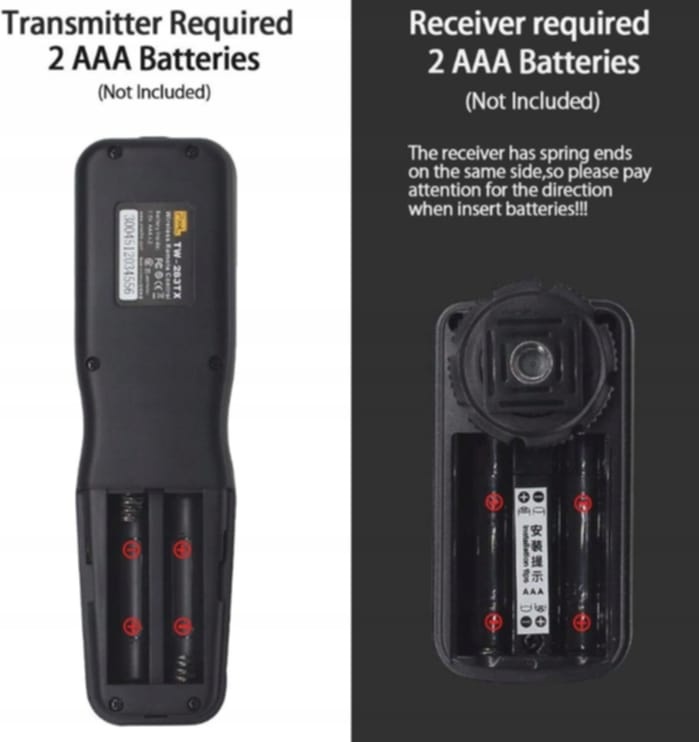 Bezdrátová časová spoušť Pixel TW-283, konektor DC0 NIKON - 7