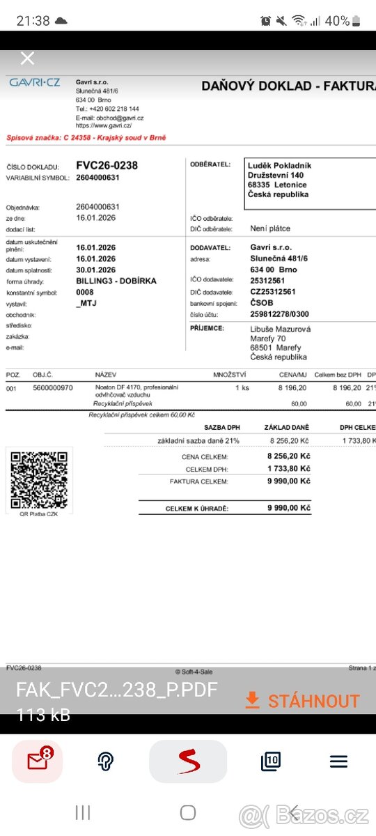 Vysoušeč vlhkosti - 7