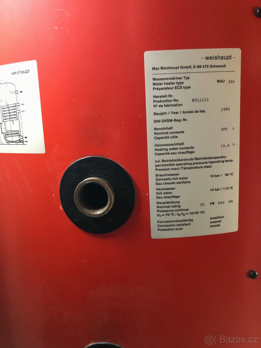 Plynový kotel Weishaup + boiler - 7