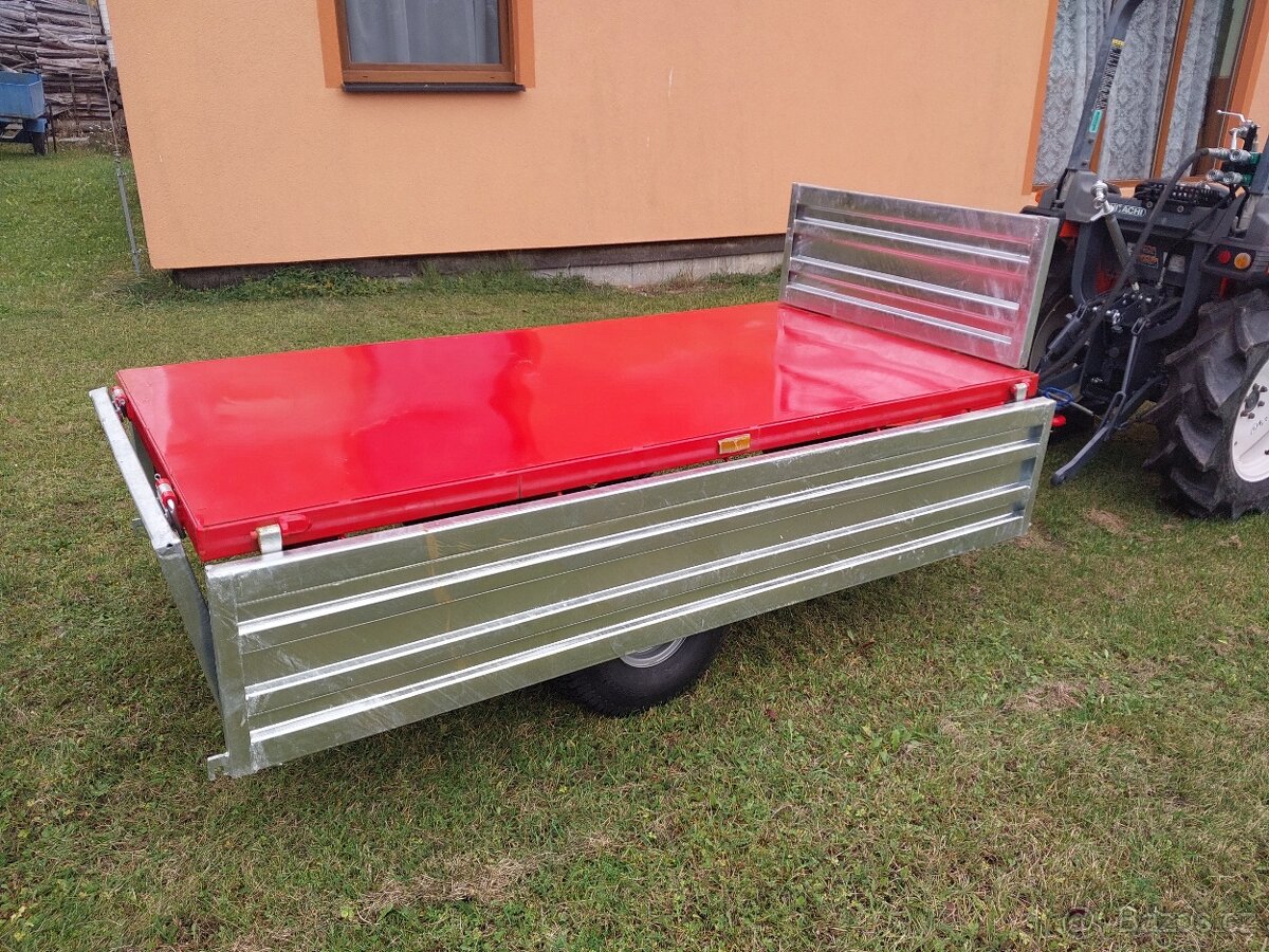 VLEK, KÁRA ZA MALO-TRAKTOR 1,5T VÝPRODEJ SLEVA - 7