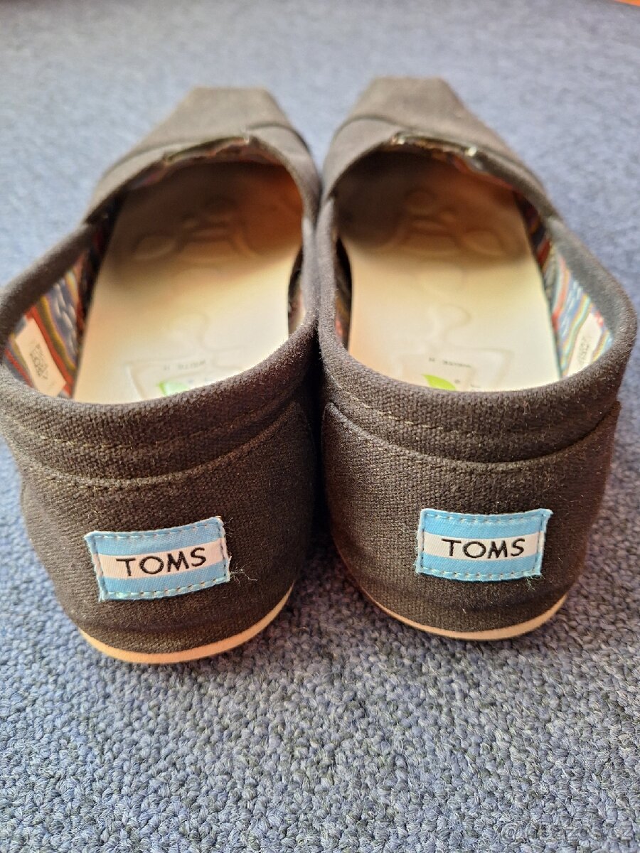 Obuv mokasíny espadrilky nazouvací boty Toms vel. 45 - 7