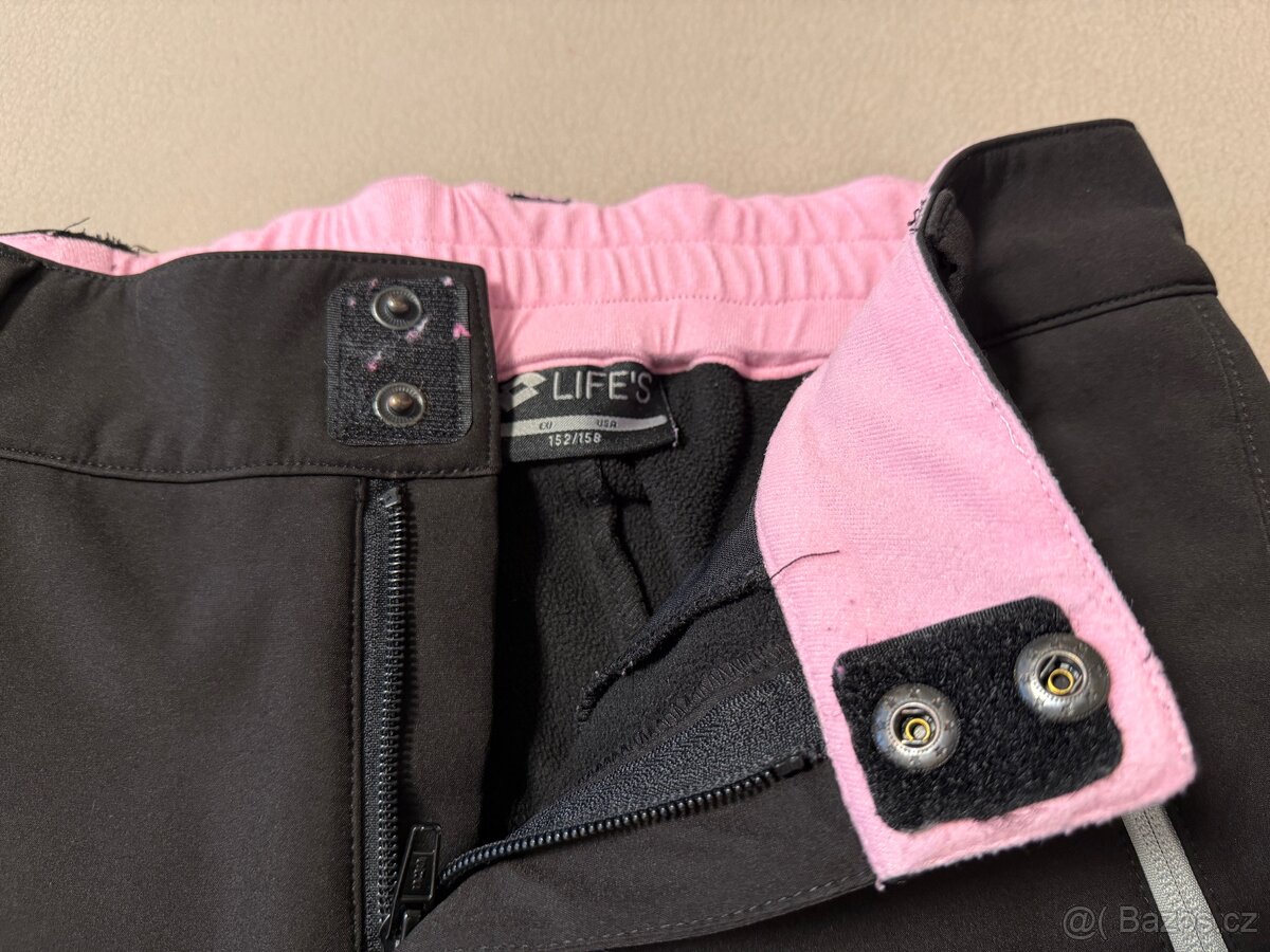 Zimní dívčí softshellové kalhoty Lotto, vel. 152/158 - 7