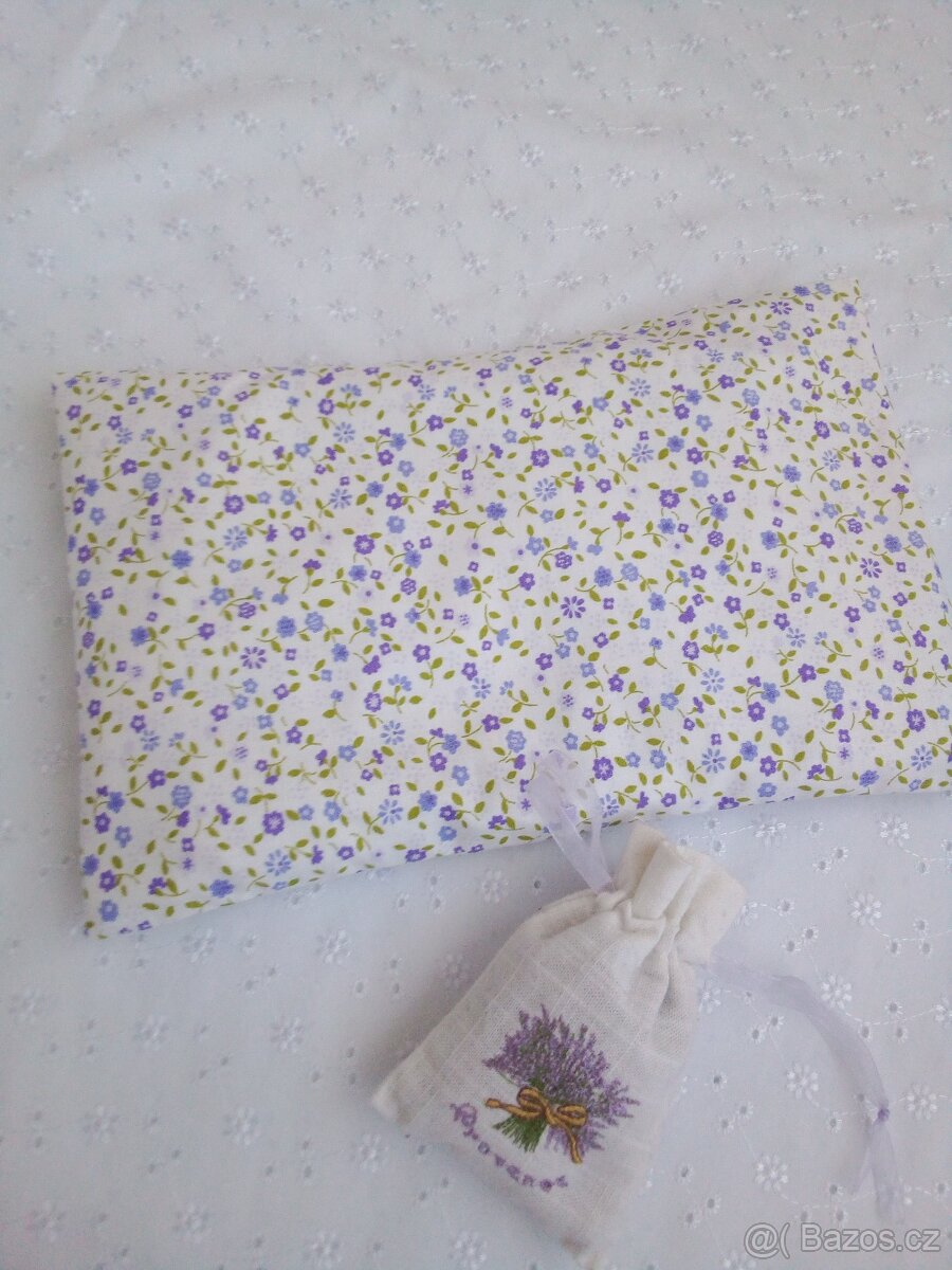 Pohankový nahřívací polštářek s levandulí - 7