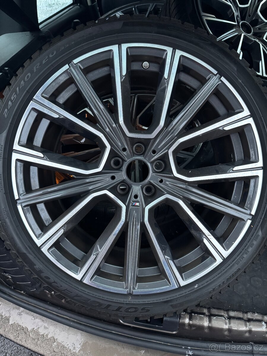 Originál 20” disky BMW styling M817 zimní pneu - 7