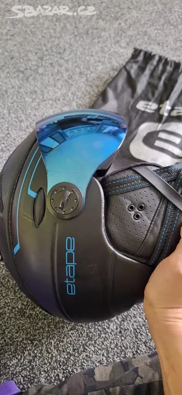 Lyžařská helma pánská se štítem Etape XL 58-61cm - 7