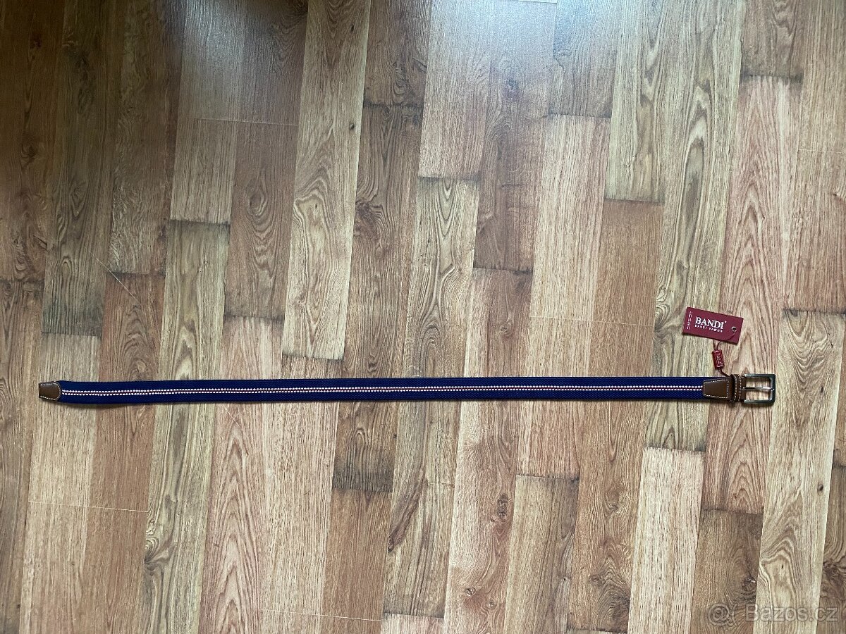 Nový pánský pružný opasek Bandi - L/XL, modrý do fialové - 7