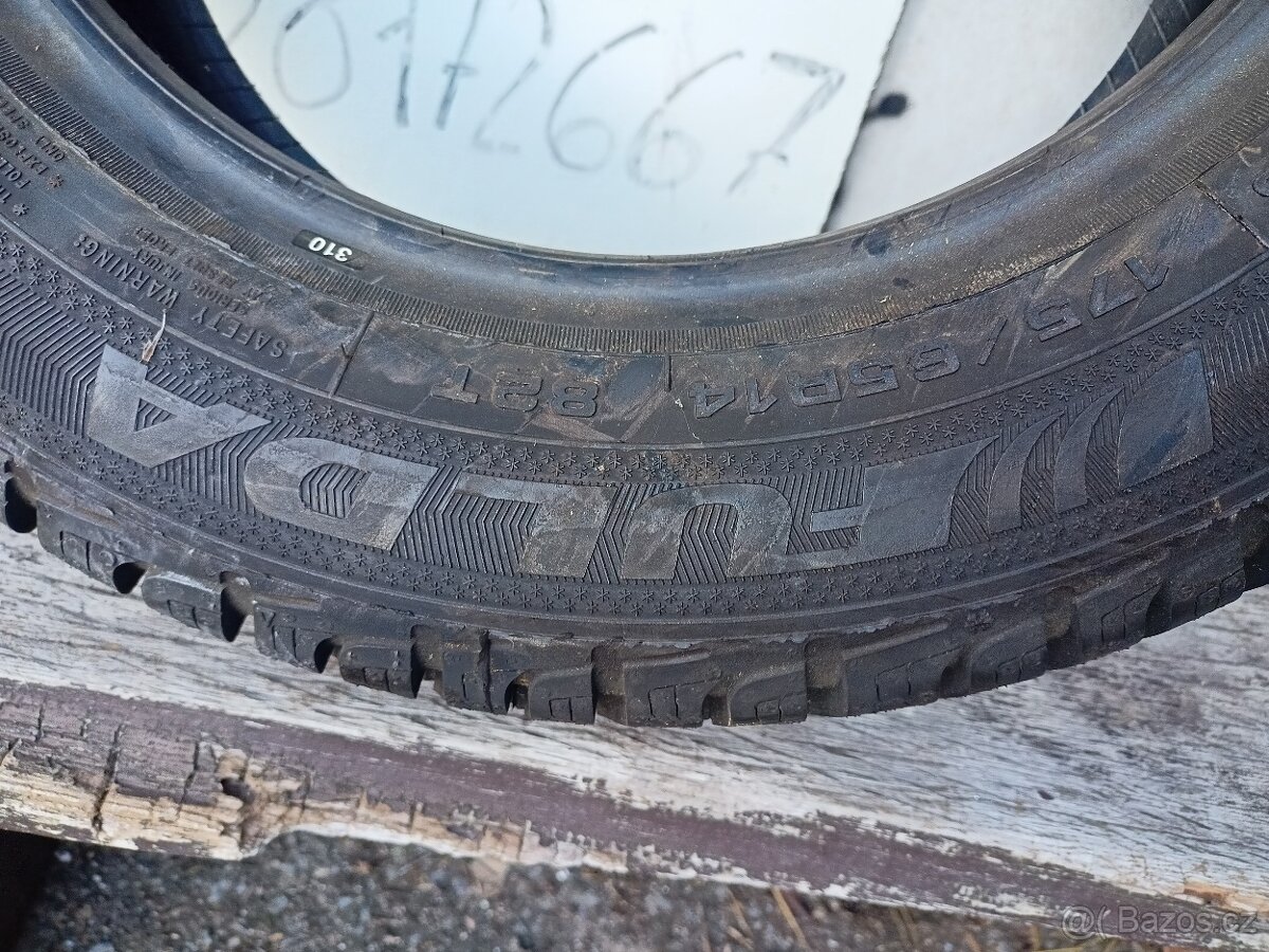 Prodám 2 x nové zimní pneu FULDA 175/65/14 - 7