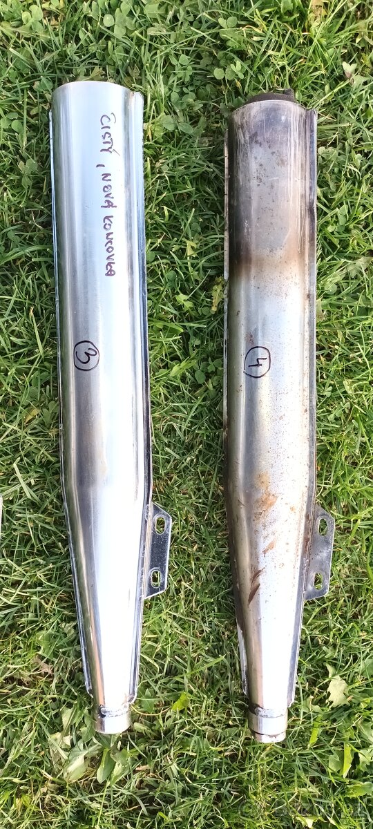 Babetta 210 - kompletní tlumič výfuku úplný - 7