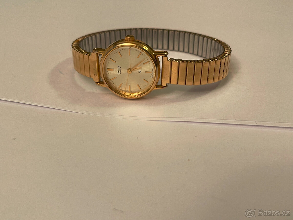 Damské hodinky Citizen, pružný náramek, nova baterka - 7
