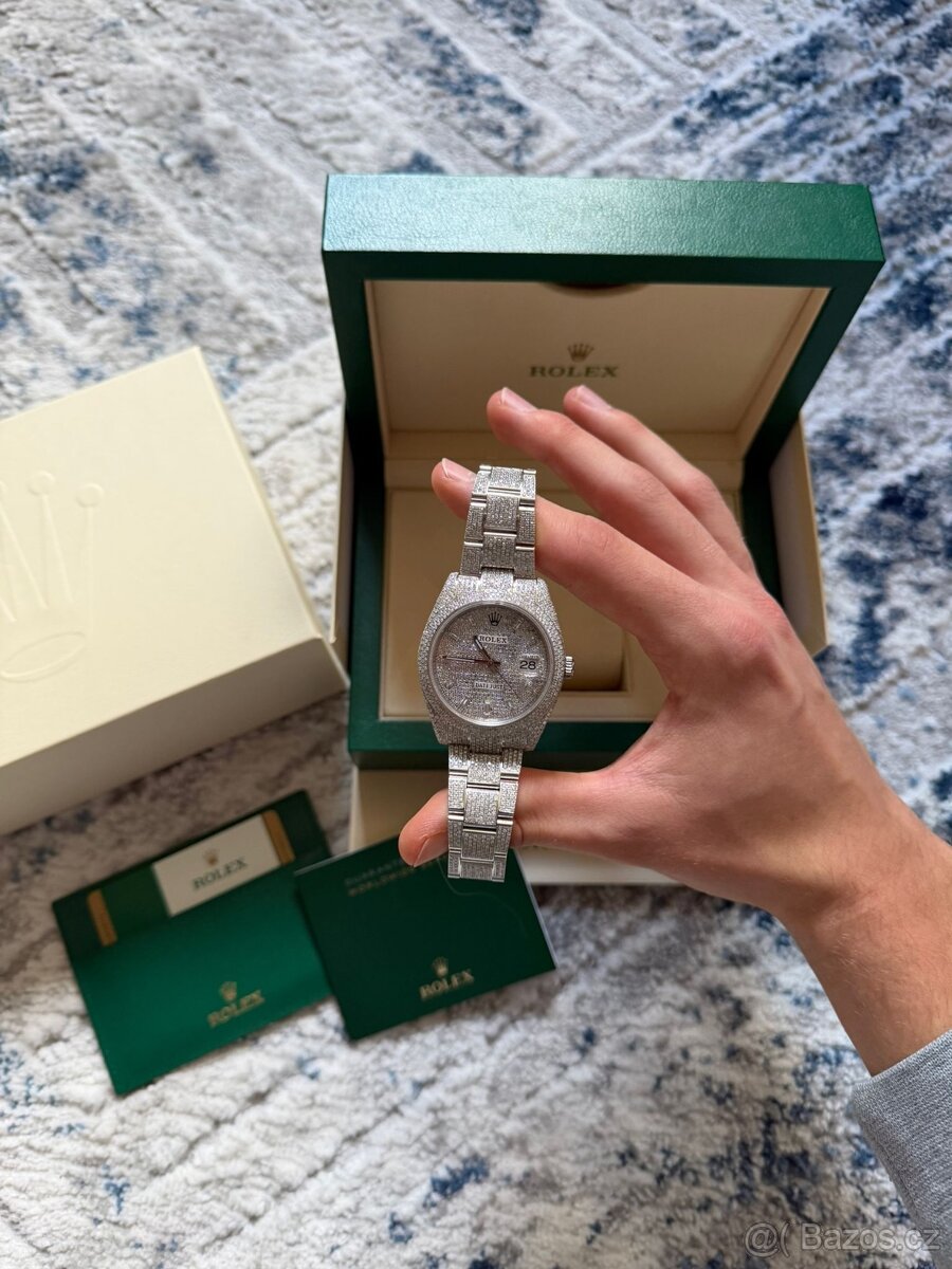 Rolex Datejust Oyster Full Iced Out - 7