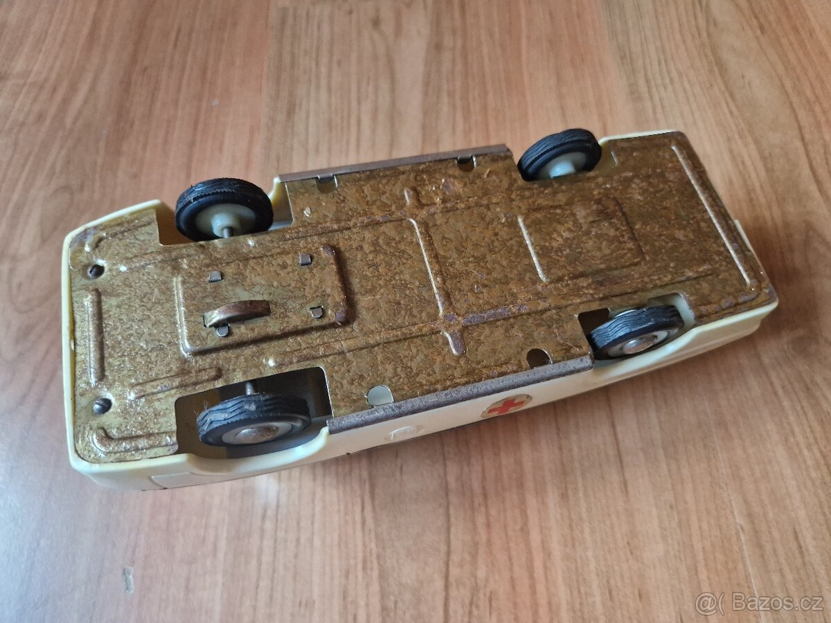 Plechové traktory na klíček KDN s valníky,sanita 1203 KDN - 7