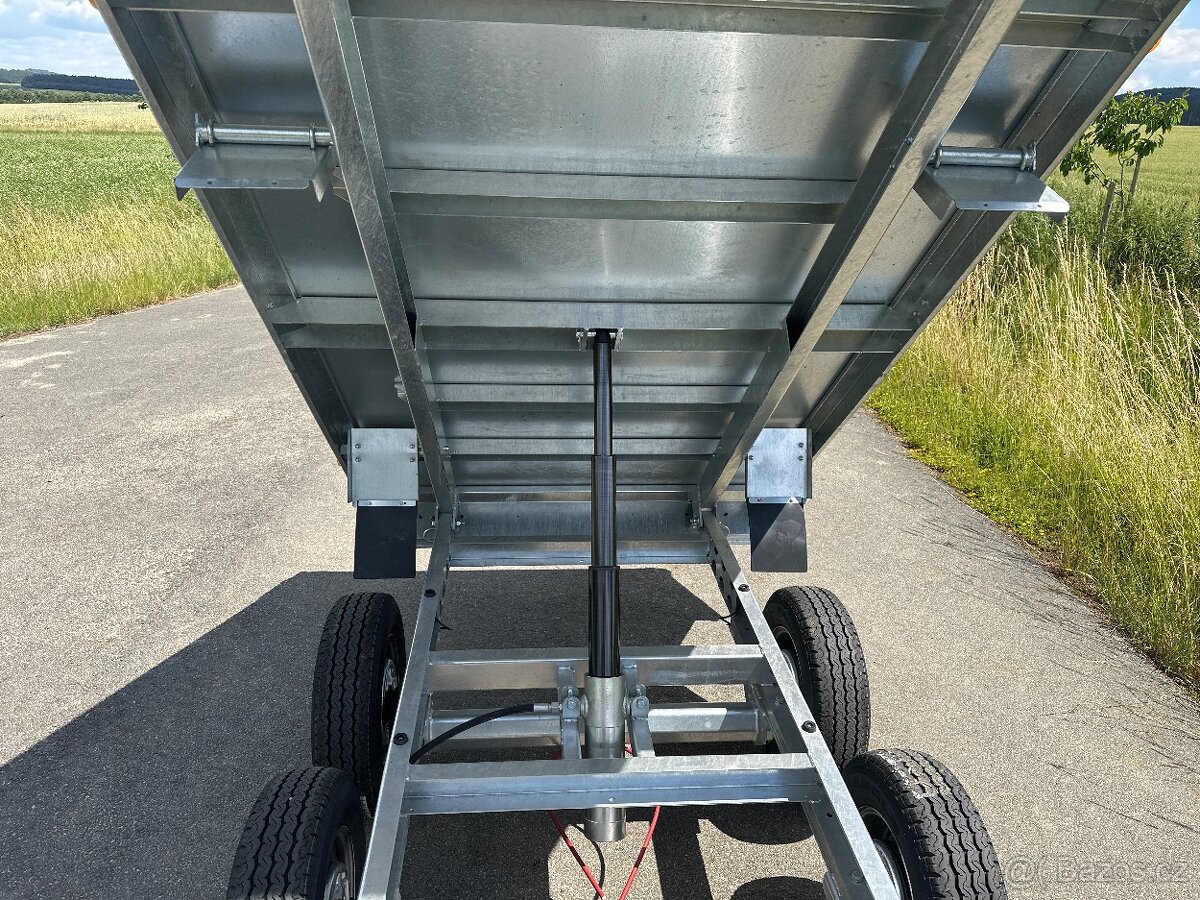 Přívěsný vozík hydraulický sklápěč KIPPER 257x148, 2700 kg - 7