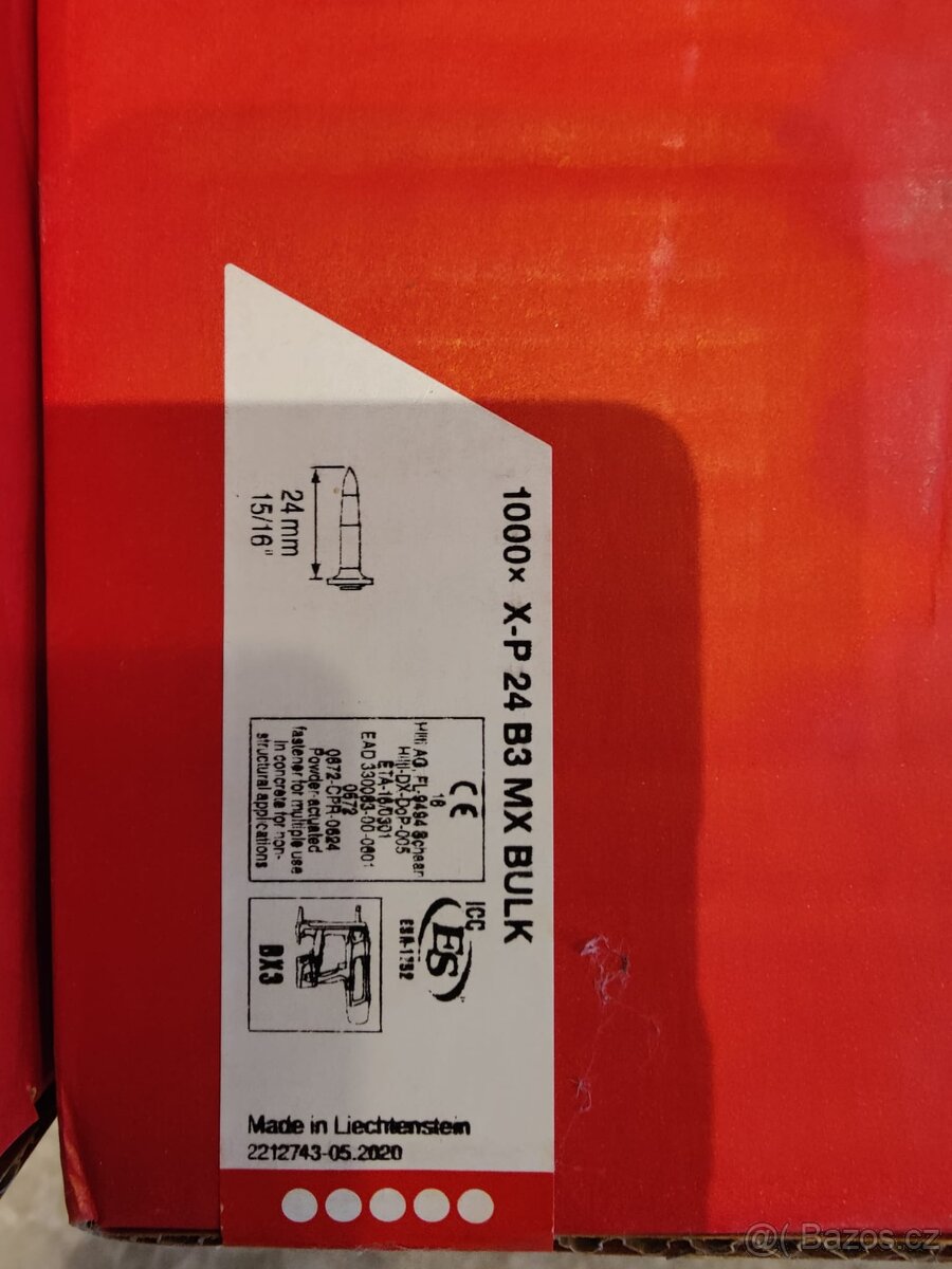 HILTI BX 3 AKU hřebíkovačka - 7