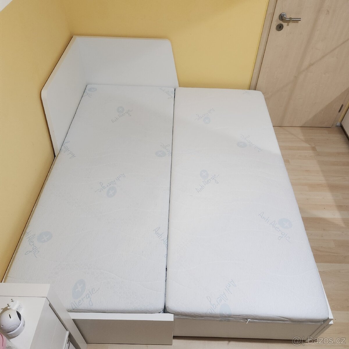 Rozkládací postel FLEKKE 80x200 + 2x matrace - 7
