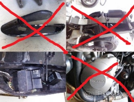 Honda CB600F Hornet díly 98-03 - 7