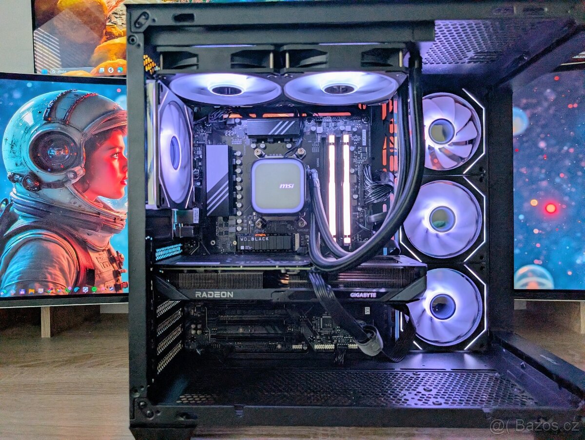 Herní PC na AM5– RX9060XT/7500F/B650/32GB/850W/Win11 - 7