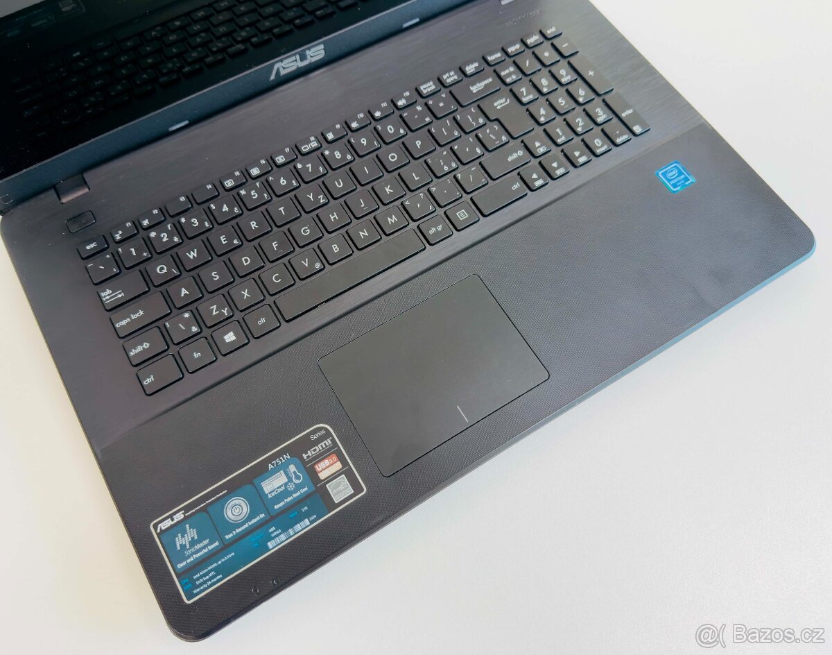 Notebook ASUS 17,3" (A751N) ( nabíječka + brašna ) - 7