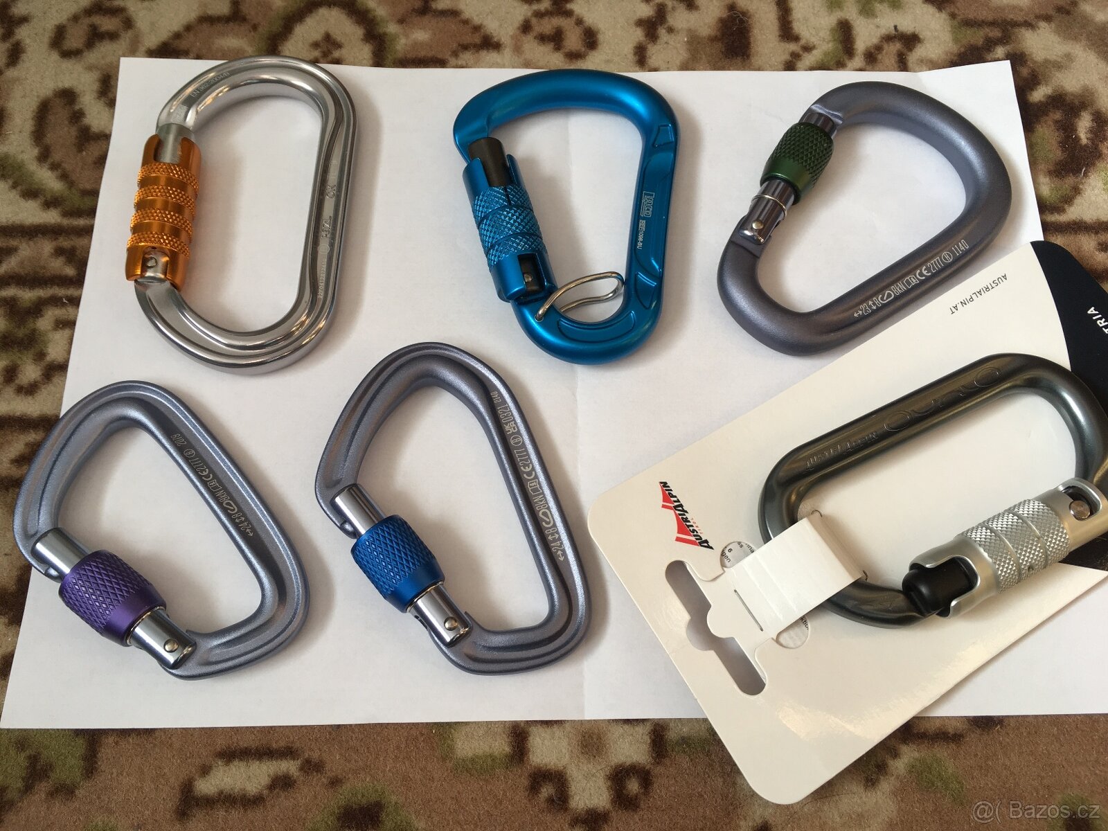 Karabína karabínka Petzl OK - triact lock, nová - 7