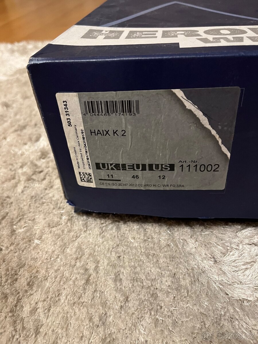 Turistické boty HAIX K2 - 7