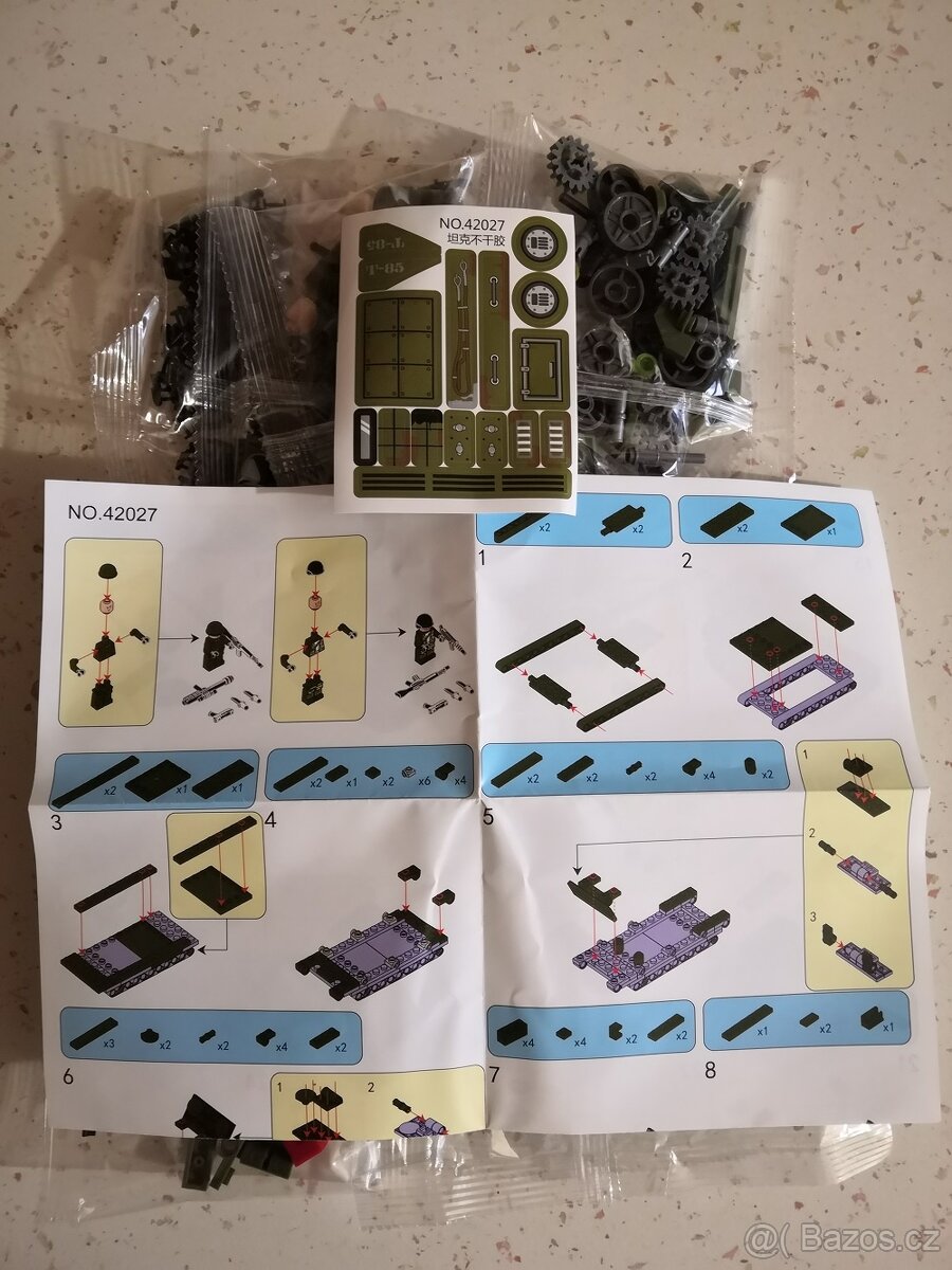 Stavebnice- Tank T85 kompatibilní s LEGO - 7