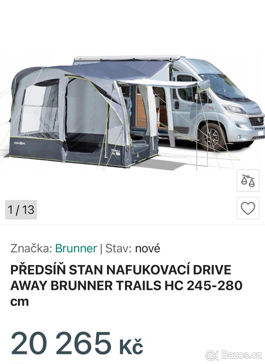 Nafukovací předstan na dodávku - 7