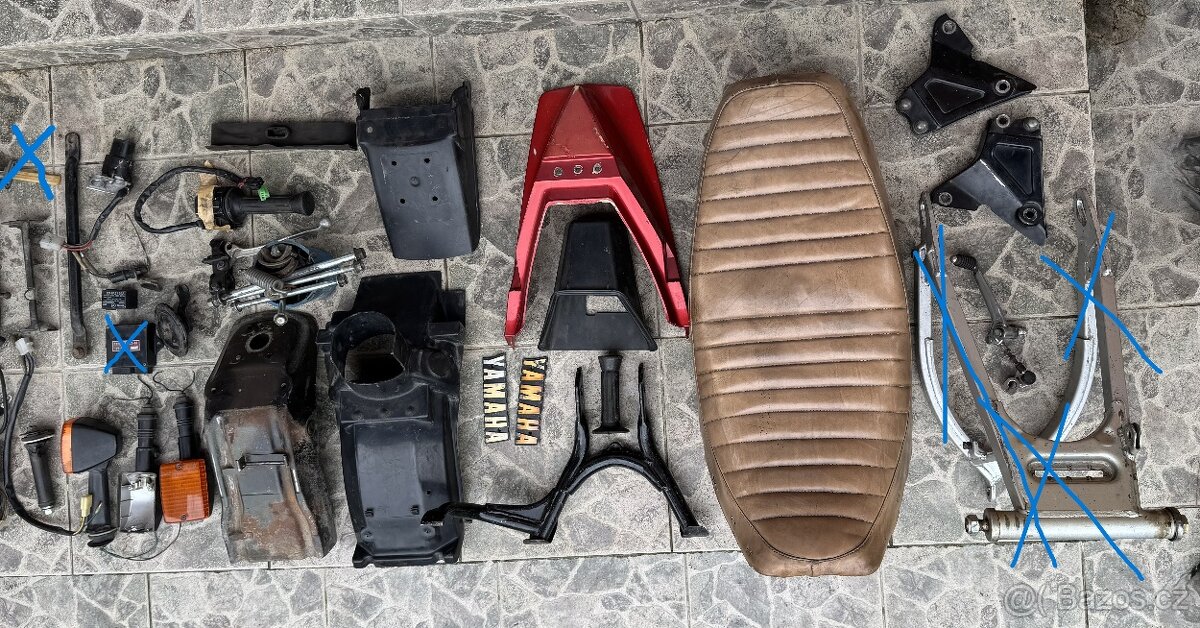 Yamaha XS 400 12 E - díly - 7