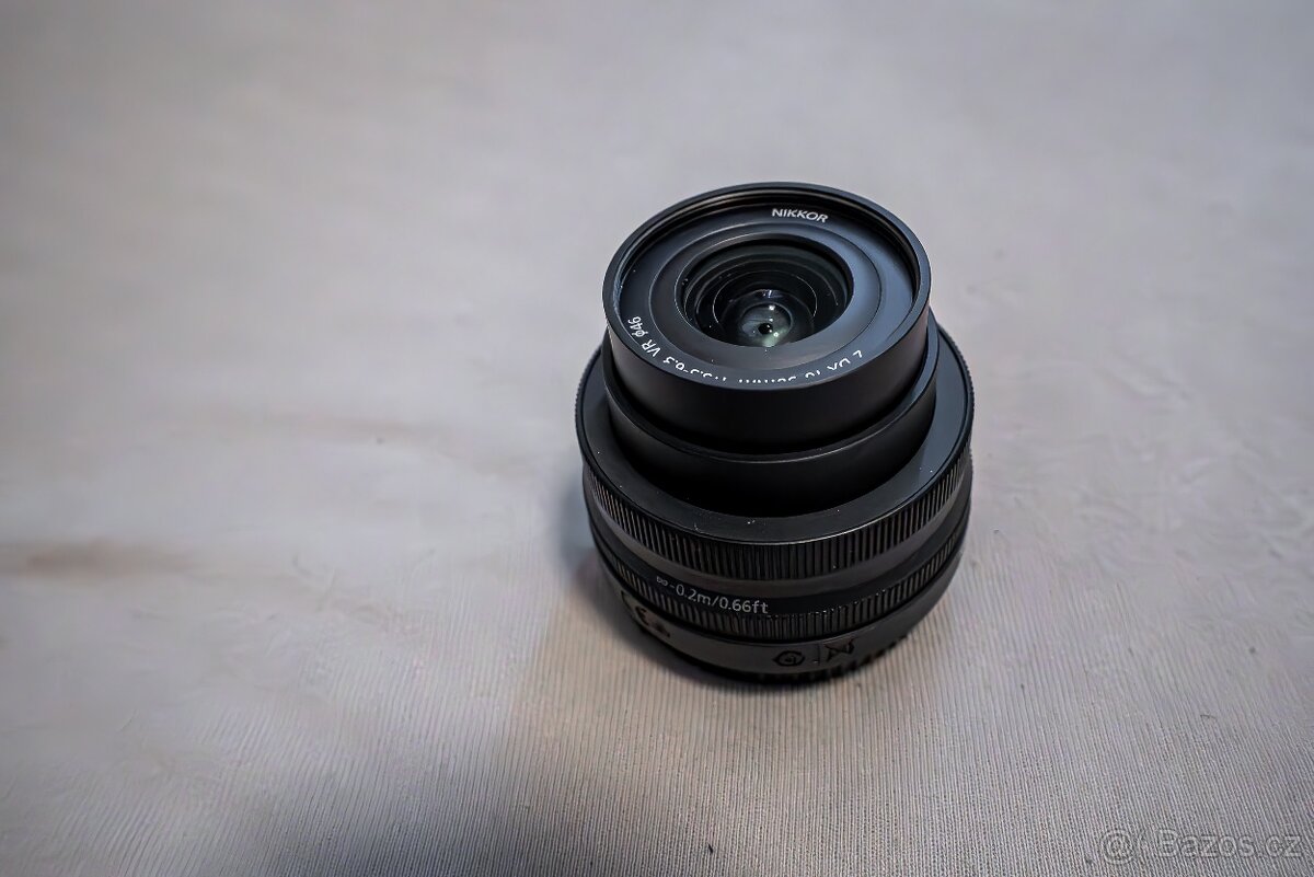 Prodám Nikon Z50 + 2 objektivy (16-50mm a 12-28mm) + přísluš - 7