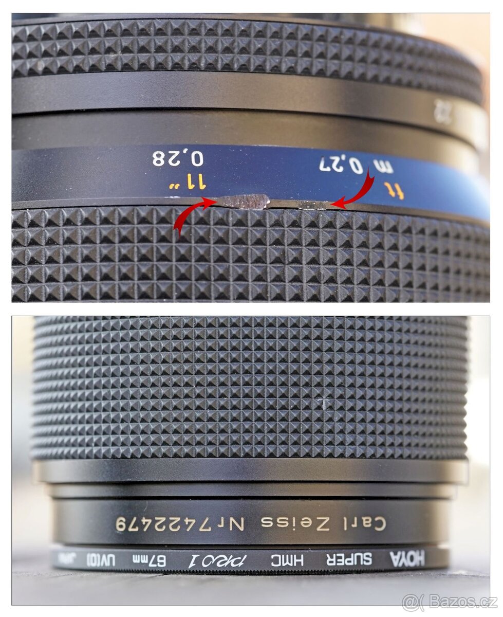 Servisovaný Carl Zeiss Makro Planar 60mm f2.8 CO/Y (Kyocera) - 7