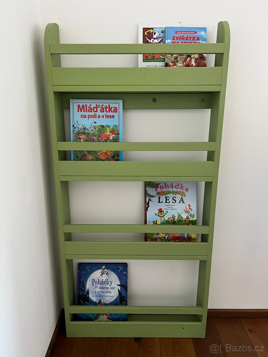 Dětský Montessori regál/ organizér na knihy/knihovna - 7