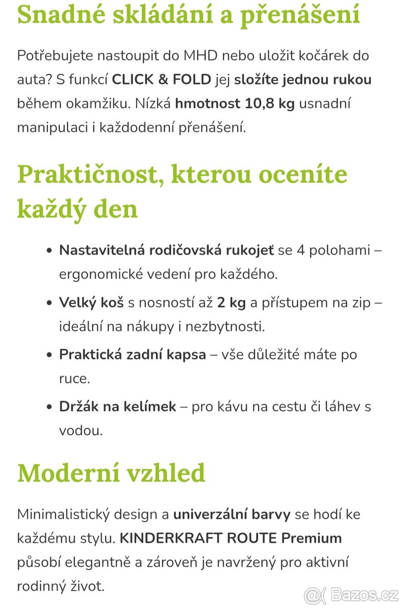 Kočárek Kinderkraft Select Route - 7