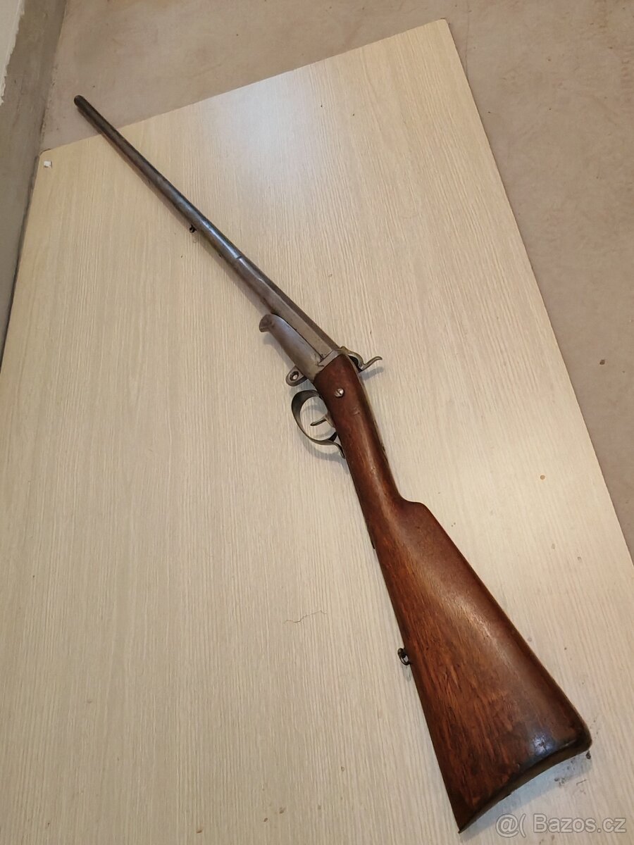 Historická jednohlavňová brokovnice - 7